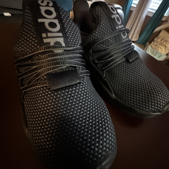 Adidas Men's Black Mesh Sneakers - Picture 1 of 4